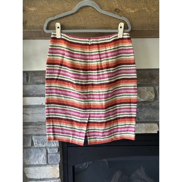 Talbots Skirt Women 6 Linen Modern Career Pencil Skirt - Picture 2 of 8